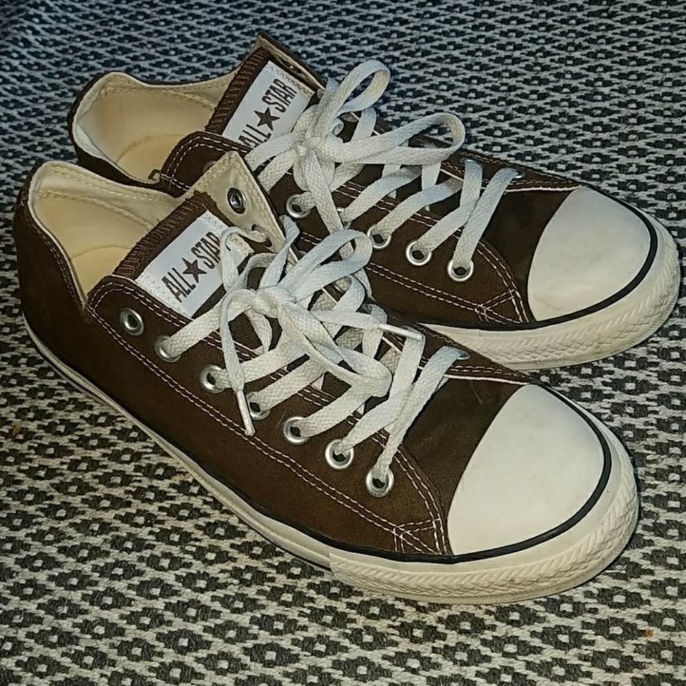 Brown Unisex Converse All Stars